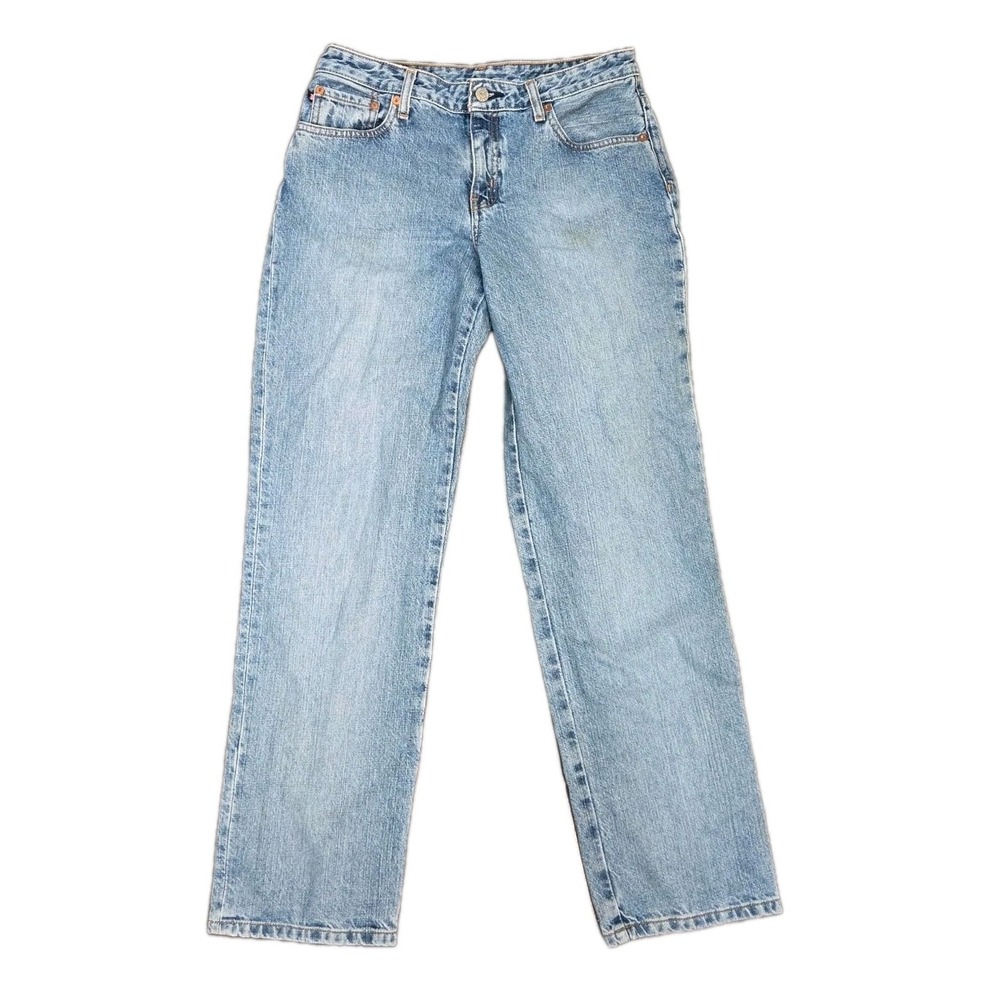 Vintage Polo Jeans Saturday Womens 6 Med Wash Classic Fit Straight Leg Jeans